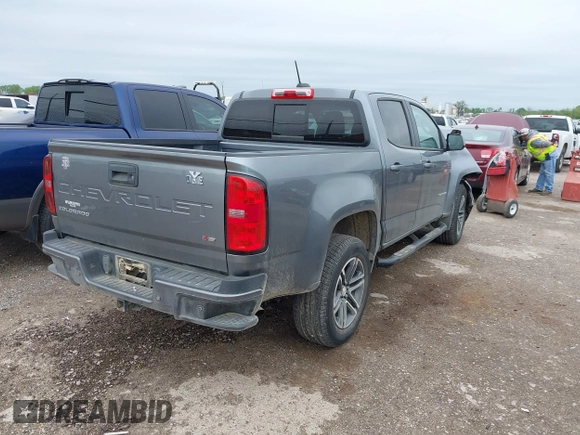 2021 Chevrolet Colorado 2WD LT with VIN 1GCGSCEN3M1134547, listed as a IAAI auction lot 41953779 with 104,028 mi miles and . Bid and sale history available at DreamBid. Image 4.
