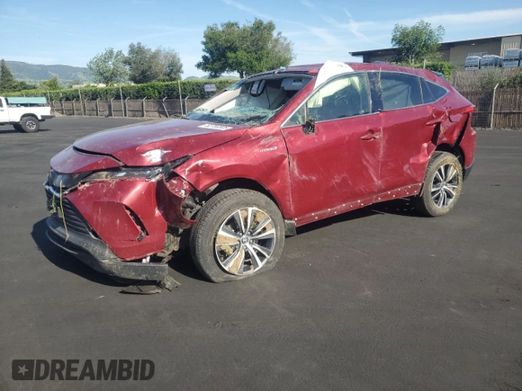 2021 Toyota Venza LE with VIN JTEAAAAH5MJ036001, listed as a Copart auction lot 52758505 with Not Provided miles and Salvage Title. Bid and sale history available at DreamBid. Image 1.