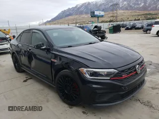 2019 Volkswagen Jetta GLI S z VIN 3VW6T7BU2KM148545, wystawiony jako Copart lot #66548482 z przebiegiem 87 450 mil mil oraz . Historia ofert i sprzedaży dostępna na DreamBid. Obrazek 1.