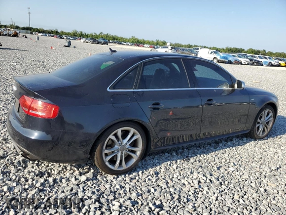 2012 Audi S4 Premium Plus with VIN WAUBGAFL2CA073992, listed as a Copart auction lot 53478355 with 116,406 mi miles and Salvage Title. Bid and sale history available at carsss.com. Image 3.