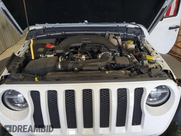 2021 Jeep Wrangler Unlimited Freedom z VIN 1C4HJXDG8MW649807, wystawiony jako Copart lot #72963374 z przebiegiem 17 152 mil mil oraz Szkoda całkowita • Salvage title. Historia ofert i sprzedaży dostępna na DreamBid. Obrazek 14.