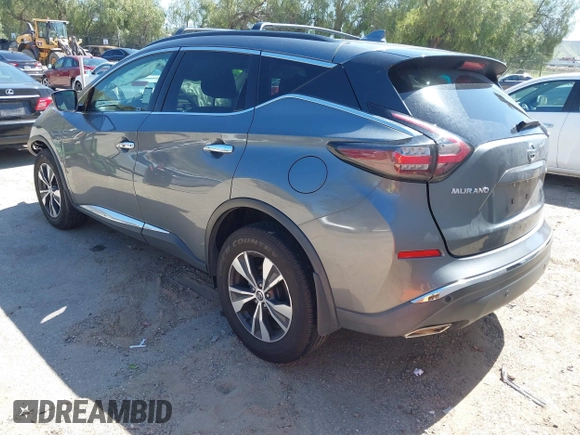 2020 Nissan Murano SV z VIN 5N1AZ2BJ1LN132389, wystawiony jako IAAI lot #41827452 z przebiegiem 39 048 mil mil oraz . Historia ofert i sprzedaży dostępna na DreamBid. Obrazek 3.