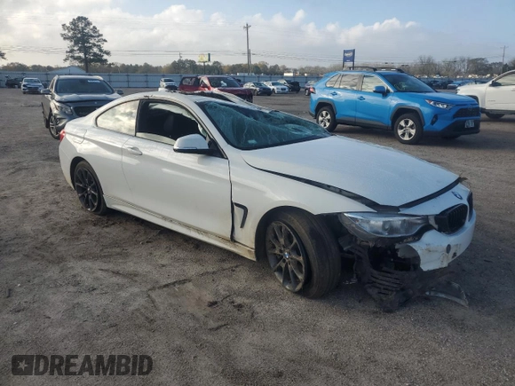 2017 BMW 4 Series 430i with VIN WBA4R7C50HK679823, listed as a Copart auction lot 87130414 with 67,326 mi miles and Salvage Title. Bid and sale history available at DreamBid. Image 4.
