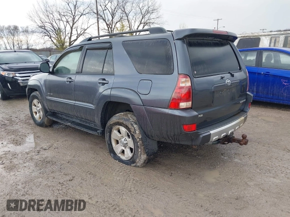 2004 Toyota 4Runner SR5 with VIN JTEBT14R048010741, listed as a IAAI auction lot 41908747 with 289,545 mi miles and . Bid and sale history available at DreamBid. Image 3.