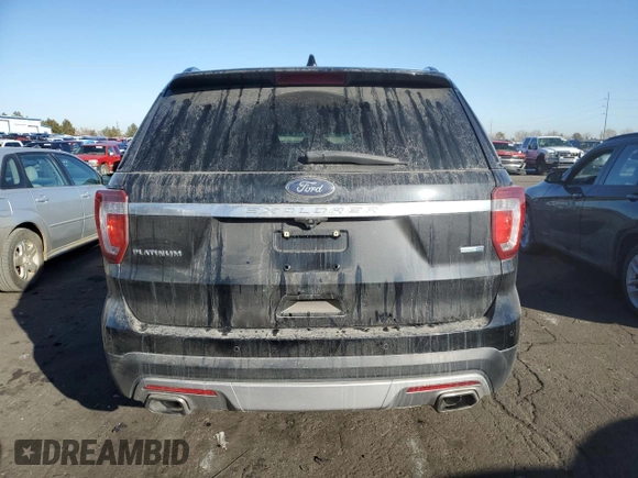 2016 Ford Explorer Platinum with VIN 1FM5K8HTXGGC66636, listed as a Copart auction lot 43134545 with 114,401 mi miles and Salvage Title. Bid and sale history available at DreamBid. Image 6.
