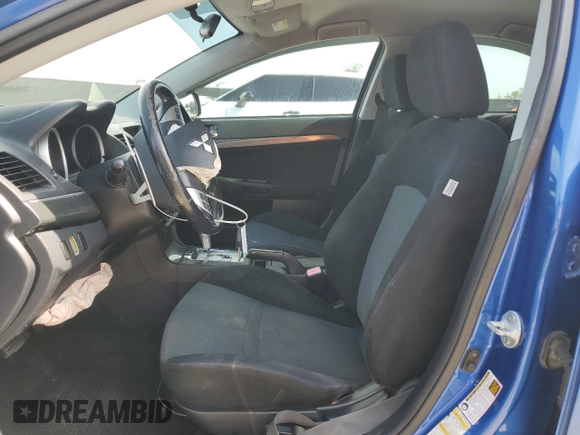 2010 Mitsubishi Lancer GTS z VIN JA32X8HW1AU005082, wystawiony jako Copart lot #57768645 z przebiegiem 113 745 mil mil oraz Szkoda całkowita • Salvage title. Historia ofert i sprzedaży dostępna na DreamBid. Obrazek 7.