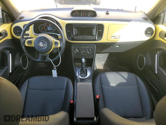 2015 Volkswagen Beetle with VIN 3VW5A7AT9FM816065, listed as a Copart auction lot 45418085 with 94,419 mi miles and Salvage Title. Bid and sale history available at DreamBid. Image 8.