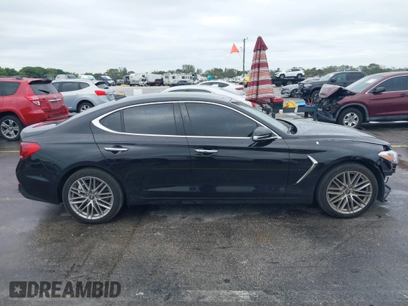2021 Genesis G70 2.0T with VIN KMTG64LA8MU067129, listed as a IAAI auction lot 41364886 with 48,043 mi miles and . Bid and sale history available at DreamBid. Image 14.