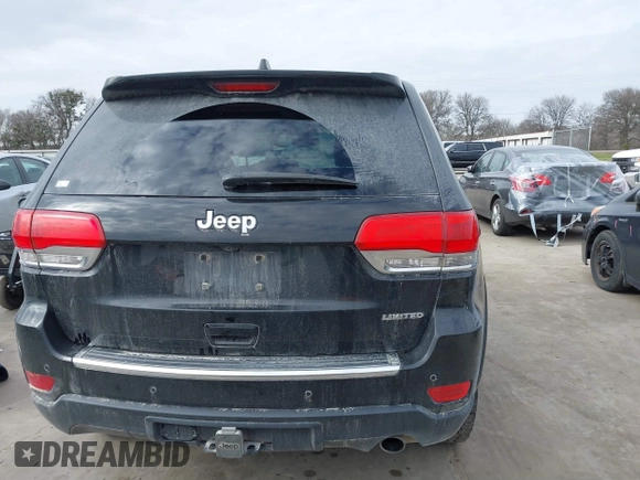 2017 Jeep Grand Cherokee Limited with VIN 1C4RJEBG9HC903298, listed as a IAAI auction lot 41575116 with 132,393 mi miles. Bid and sale history available at carsss.com. Image 16.