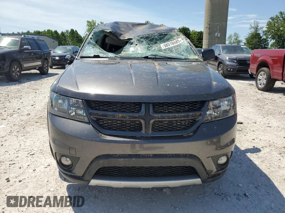 2017 Dodge Journey GT z VIN 3C4PDDEGXHT696512, wystawiony jako Copart lot #58516885 z przebiegiem 70 207 mil mil oraz Czysty tytuł • Clean title. Historia ofert i sprzedaży dostępna na DreamBid. Obrazek 5.