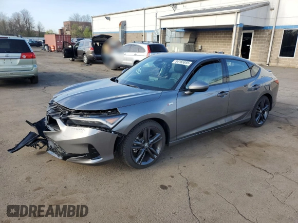 2024 Acura Integra w/A-Spec Package z VIN 19UDE4H37RA027620, wystawiony jako Copart lot #54165895 z przebiegiem 4 283 mil mil oraz Szkoda całkowita • Salvage title. Historia ofert i sprzedaży dostępna na DreamBid. Obrazek 1.