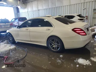 2020 Mercedes-Benz S with VIN W1KUG8GB6LA556031, listed as a Copart auction lot 45177125 with 53,593 mi miles and Salvage Title. Bid and sale history available at DreamBid. Image 2.