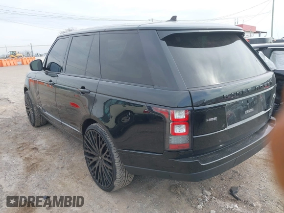 2015 Land Rover Range Rover HSE z VIN SALGS2VF1FA215223, wystawiony jako IAAI lot #41792448 z przebiegiem 77 365 mil mil oraz . Historia ofert i sprzedaży dostępna na DreamBid. Obrazek 3.