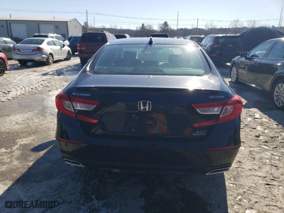 2021 Honda Accord Sedan Touring with VIN 1HGCV2F95MA018124, listed as a Copart auction lot 43921455 with NaN miles and Salvage Title. Bid and sale history available at carsss.com. Image 6.