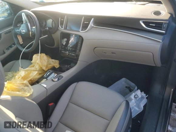 2024 Infiniti QX50 Luxe with VIN 3PCAJ5BB0RF115287, listed as a Copart auction lot 42433715 with Not provided miles and Salvage title. Bid and sale history available at DreamBid. Image 8.