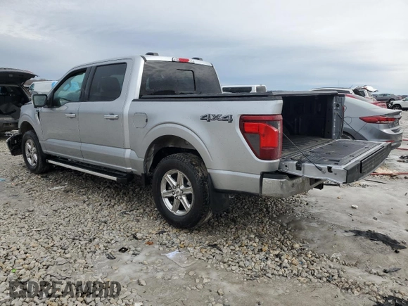 2024 Ford F-150 XLT with VIN 1FTFW3L82RFC22285, listed as a Copart auction lot 46424165 with 4,746 mi miles and Salvage Title. Bid and sale history available at carsss.com. Image 2.