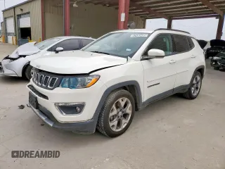 2020 Jeep Compass Limited с VIN 3C4NJCCB4LT122675, выставлен на аукционе Copart как лот 57493495 с пробегом 71 533 миль миль и Чистый • Clean title. История ставок и продаж доступна на DreamBid. Изображение 1.