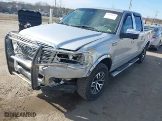 2008 Ford F-150 XLT with VIN 1FTPW12V58FA30390, listed as a IAAI auction lot 41718134 with 220,448 mi miles. Bid and sale history available at carsss.com. Image 2.