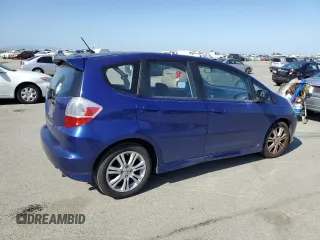 2009 Honda Fit Sport w/Navi with VIN JHMGE88639S037082, listed as a Copart auction lot 53303755 with 213,931 mi miles and Salvage Title. Bid and sale history available at carsss.com. Image 3.