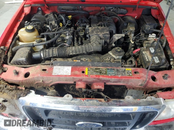 2004 Ford Ranger XL with VIN 1FTYR10D44PA94527, listed as a Copart auction lot 56558655 with 242,941 mi miles and Salvage title. Bid and sale history available at DreamBid. Image 11.