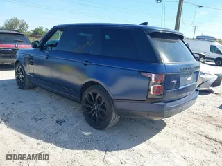 2021 Land Rover Range Rover with VIN SALGS5SE9MA440788, listed as a IAAI auction lot 41441609 with 15,850 mi miles. Bid and sale history available at carsss.com. Image 3.