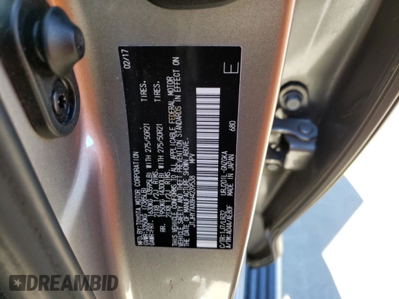 2017 Lexus LX 570 z VIN JTJHY7AX8H4239538, wystawiony jako Copart lot #69252602 z przebiegiem Nie podano mil oraz . Historia ofert i sprzedaży dostępna na DreamBid. Obrazek 13.