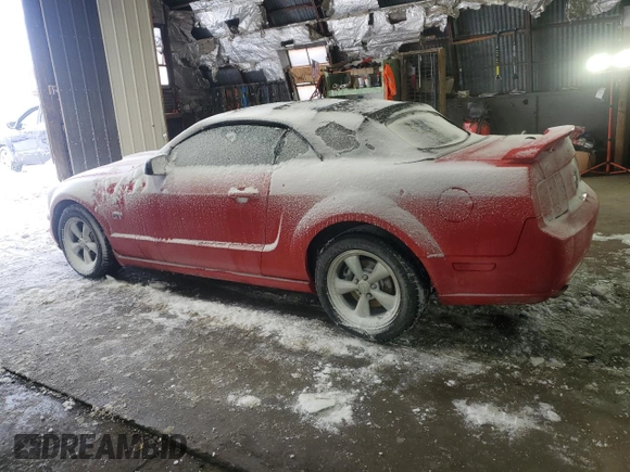 2007 Ford Mustang GT Deluxe with VIN 1ZVHT85H275353034, listed as a Copart auction lot 45696055 with Not Provided miles and Salvage Title. Bid and sale history available at carsss.com. Image 2.