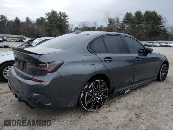 2020 BMW 3 Series M340i xDrive with VIN WBA5U9C04LFJ82455, listed as a Copart auction lot 70134262 with 38,736 mi miles and . Bid and sale history available at DreamBid. Image 3.