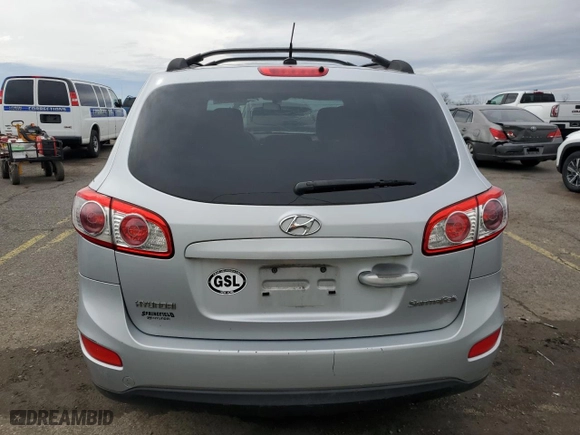 2010 Hyundai Santa Fe GLS with VIN 5NMSG3AB2AH414453, listed as a Copart auction lot 51535465 with 118,953 mi miles and Salvage Title. Bid and sale history available at carsss.com. Image 6.