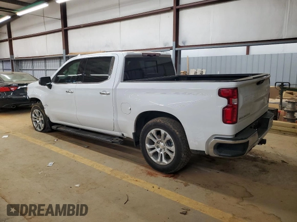 2023 Chevrolet Silverado 1500 LTZ with VIN 2GCUDGED2P1155058, listed as a Copart auction lot 46881105 with 41,110 mi miles and Salvage Title. Bid and sale history available at carsss.com. Image 2.