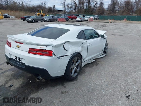 2014 Chevrolet Camaro LT with VIN 2G1FB1E36E9267615, listed as a IAAI auction lot 41741684 with 99,052 mi miles. Bid and sale history available at carsss.com. Image 4.
