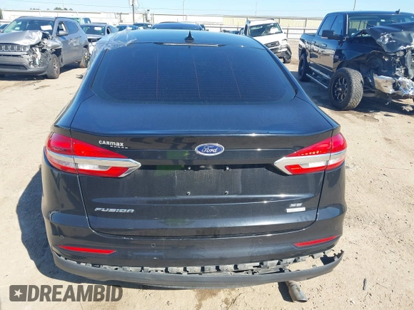 2020 Ford Fusion SE with VIN 3FA6P0HD7LR136178, listed as a IAAI auction lot 41676206 with 56,930 mi miles. Bid and sale history available at carsss.com. Image 16.