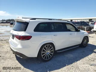 2023 Mercedes-Benz GLS with VIN 4JGFF5KEXPA965740, listed as a Copart auction lot 49292485 with 36,226 mi miles and Salvage Title. Bid and sale history available at carsss.com. Image 3.