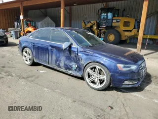 2013 Audi S4 Premium Plus with VIN WAUBGAFL4DA175859, listed as a Copart auction lot 46538595 with 90,920 mi miles and Salvage Title. Bid and sale history available at carsss.com. Image 4.