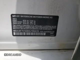 2017 BMW 4 Series 430i z VIN WBA4F7C50HG786639, wystawiony jako Copart lot #57024885 z przebiegiem 86 135 mil mil oraz Szkoda całkowita • Salvage title. Historia ofert i sprzedaży dostępna na DreamBid. Obrazek 12.