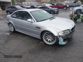 2003 BMW 3 Series M3 with VIN WBSBL93493JR24267, listed as a IAAI auction lot 42155960 with 103,631 mi miles and . Bid and sale history available at DreamBid. Image 1.