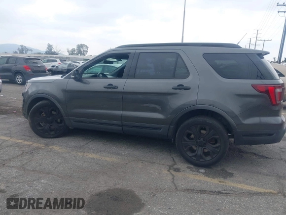 2018 Ford Explorer Sport with VIN 1FM5K8GT8JGB79584, listed as a IAAI auction lot 41894627 with 99,143 mi miles and . Bid and sale history available at DreamBid. Image 14.