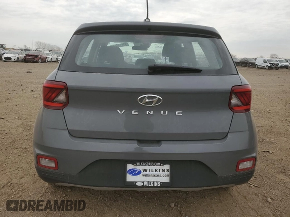 2023 Hyundai Venue SE with VIN KMHRB8A30PU213425, listed as a Copart auction lot 53613055 with 25,358 mi miles and Salvage title. Bid and sale history available at DreamBid. Image 6.