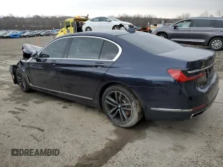 2020 BMW 7 Series 750i xDrive with VIN WBA7U2C09LGJ59554, listed as a Copart auction lot 42056323 with 56,101 mi miles. Bid and sale history available at carsss.com. Image 2.
