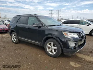 2017 Ford Explorer XLT with VIN 1FM5K8D85HGD00873, listed as a Copart auction lot 49946465 with 101,158 mi miles and Salvage Title. Bid and sale history available at carsss.com. Image 4.