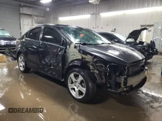 2014 Chevrolet Sonic LTZ with VIN 1G1JE5SB6E4223900, listed as a Copart auction lot 45587225 with 150,336 mi miles and Salvage Title. Bid and sale history available at carsss.com. Image 4.