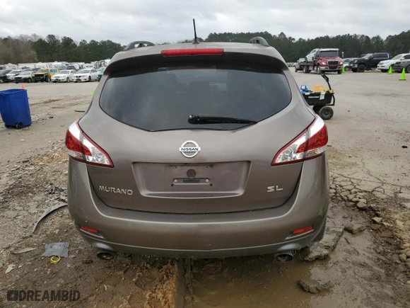 2014 Nissan Murano SL with VIN JN8AZ1MUXEW421147, listed as a Copart auction lot 48932605 with 189,369 mi miles and Salvage Title. Bid and sale history available at carsss.com. Image 6.