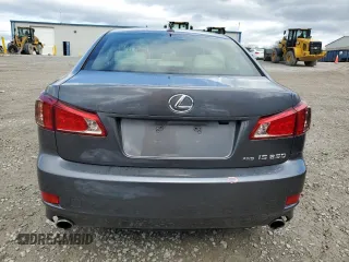 2012 Lexus IS 250 with VIN JTHCF5C21C5059392, listed as a Copart auction lot 49623775 with 62,501 mi miles and Salvage Title. Bid and sale history available at DreamBid. Image 6.