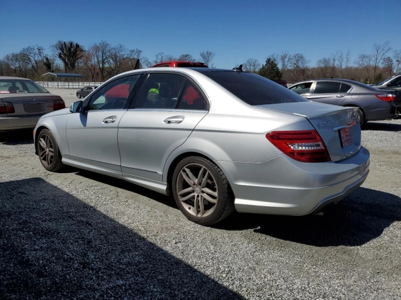 2013 Mercedes-Benz C-Class C 250 Sport with VIN WDDGF4HB6DR300403, listed as a Copart auction lot 49699205 with 130,725 mi miles and Salvage Title. Bid and sale history available at carsss.com. Image 2.