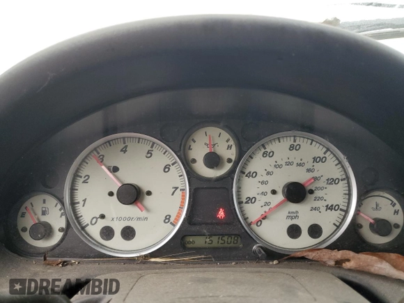 2004 Mazda MX-5 Miata LS with VIN JM1NB353440402453, listed as a Copart auction lot 45064475 with 151,508 mi miles and Salvage title. Bid and sale history available at DreamBid. Image 9.