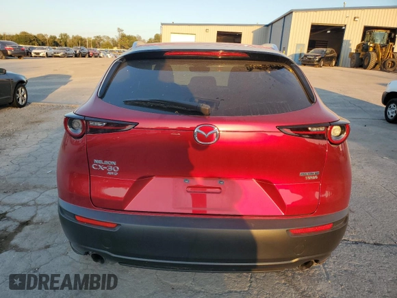 2022 Mazda CX-30 2.5 Turbo with VIN 3MVDMBAYXNM437805, listed as a Copart auction lot 74371364 with 22,533 mi miles and Clean Title. Bid and sale history available at DreamBid. Image 6.