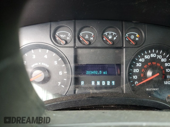 2010 Ford F-150 XL z VIN 1FTEX1EWXAFD75705, wystawiony jako Copart lot #56685075 z przebiegiem 203 492 mil mil oraz Szkoda całkowita • Salvage title. Historia ofert i sprzedaży dostępna na DreamBid. Obrazek 9.