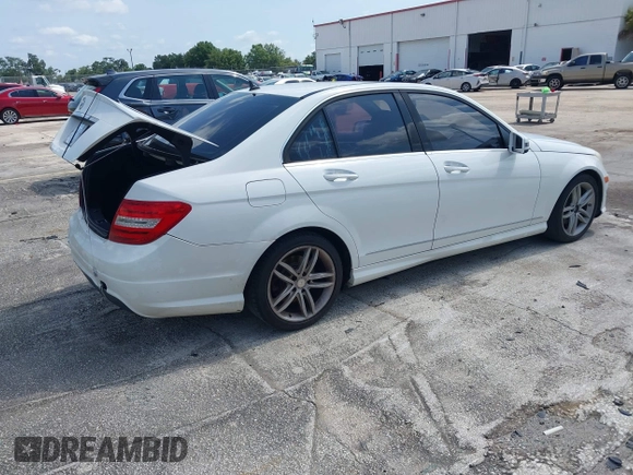 2014 Mercedes-Benz C 250 Sport with VIN WDDGF4HB2EA963886, listed as a IAAI auction lot 42463194 with 139,926 mi miles and . Bid and sale history available at DreamBid. Image 4.