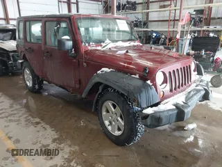 2009 Jeep Wrangler Unlimited X with VIN 1J4GZ39159L718649, listed as a IAAI auction lot 41395033 with 289,574 mi miles. Bid and sale history available at carsss.com. Image 1.