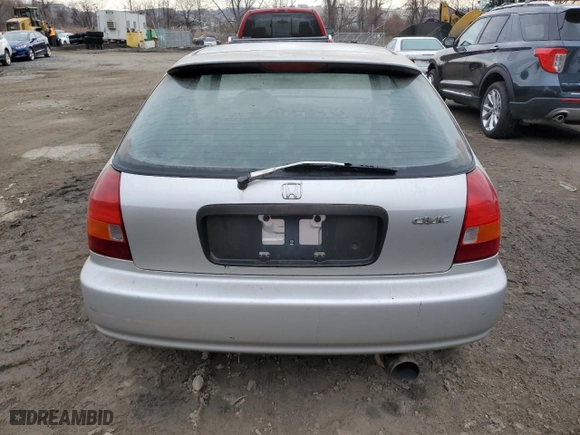 1998 Honda Civic DX with VIN 2HGEJ6344WH103710, listed as a Copart auction lot 84089674 with 192,095 mi miles and Clean Title. Bid and sale history available at carsss.com. Image 6.